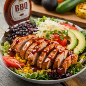 BBQ chicken salads